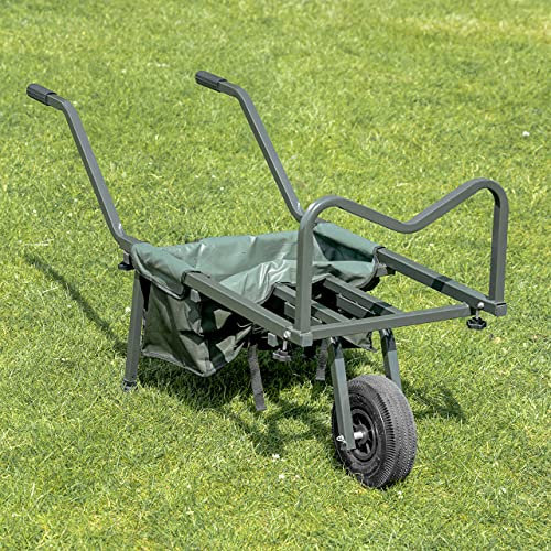 Atlas Carrello per Pesca - Porta Accessori da Pesca | Trolley Pesca per Attrezzatura | Trolley Pieghevoli con Ruota