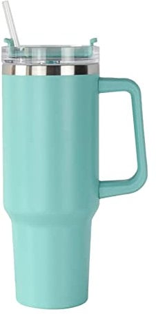 AIYING Insulated Stainless Steel Leakproof Water Bottle - 1180 ml, Handle & Straw - Coffee Cup for Home, Office, Car, Travel, Sport