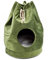 matrasa Katzenhöhle SEESACK - Velours Katzenkorb 34x46cm - Höhle für Katzen Katzenbett Grün