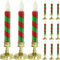 DOITOOL 12stücke Flammenlose Weihnachtskerzen Mit Timerfunktion Elektrische Teelichter Für Stimmungsvolle Weihnachtsdekoration Für Zuhause Partys Und