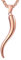 U7 Herren Kette mit Hörner Anhänger Rosegold Halskette Chili Italienisch Horn Kette für Damen 3D Italienisches Horn Halskette Edelstahl Herren Hornkette Cornicello Hornanhänger Schmuck für Kommunion