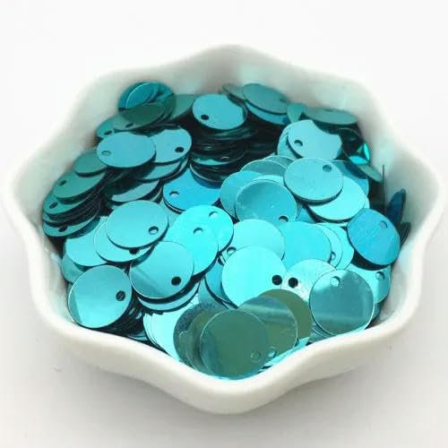 Pailletten, 10 mm, 15 mm, 20 mm, 25 mm, 30 mm, flach, rund, Seitenloch, lose PVC-Pailletten, Basteln, für Hochzeitskleidung, Accessoires, 30 g