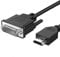 Visiodirect Câble convertisseur HDMI 19 Broches Type A mâle vers DVI-D 24+1 Broches mâle 1.5M Noir pour lecteurs Blu-Ray
