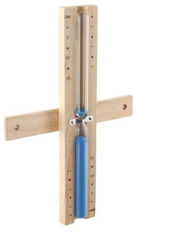 Clessidra per sauna con vite rotante timer 15 minuti 15 minuti per calore e vapore ottimali ()
