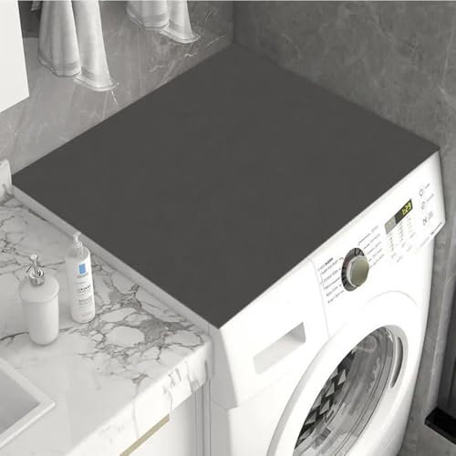 Highdi Housse de Protection pour Machine à Laver Top, Coussin de Machine à Laver Antidérapant Housse de Machine à Laver pour Machine à Laver Ou Sèche-Linge (30 * 40cm,Noir)