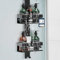 Duschablage zum Hängen ohne Bohren -Hängeregal Badablage Edelstahl | Duschregal Rostfrei | Badregale, Badezimmer Shower Caddy, Badezimmer Organizer, Duschkorb, Shampoo Halterung - Schwarz