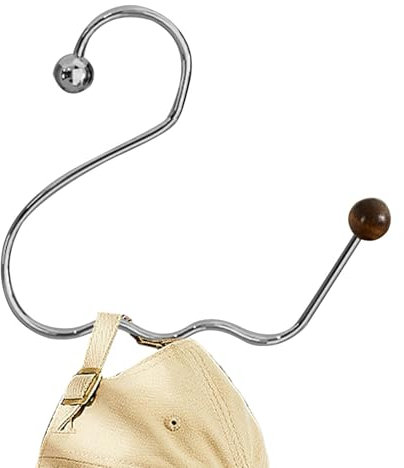 Sghtil Hutbügel, Huthalter für Schrank, Baseball-Kappen-Organizer, Kleiderhaken mit Reißverschluss, Organizer-Systeme für das Wohnzimmer