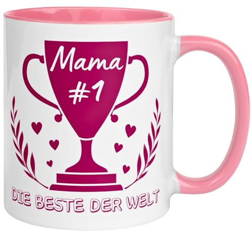 Tasse Mama | Mama #1 – Die Beste der Welt | Beste Mama Geschenk Becher | Muttertag Weihnachten Geburtstag
