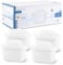 Water Filter Cartridges Compatible with Brita Maxtra+, Maxtra Pro All-in-1, Anna Duomax, Compatible with Brita Marella Jug, Kettle, Reducing Impurities, Chlorine, PFAS, Limescale & Odor(4Pcs)