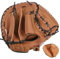 Adult Baseball Glove, 12.5 Inch Softball Catchers Mitt, Thickened PVC Leather Softball Mitts, Reusable Baseball Pitcher
