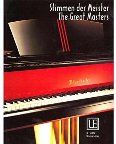 Universal Edition Stimmen der Meister für Klavier - Noten Sammlung für Tasteninstrumente