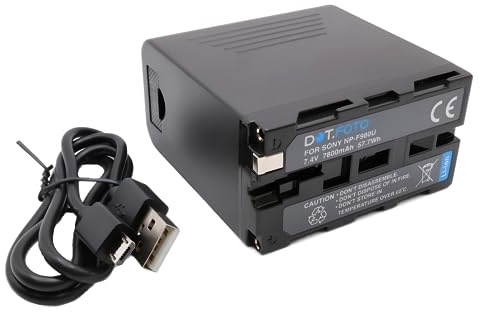 Dot.Foto NP-F950, NP-F960, NP-F970 Premium 7.2v / 7800mAh Rechargeable Battery with USB Charging Port for Sony