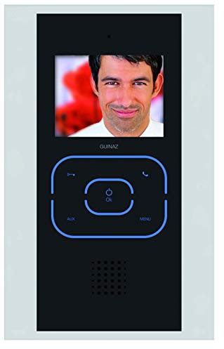 GUINAZ Monitor Digital Tactile Color Manos Libres, Empotrable