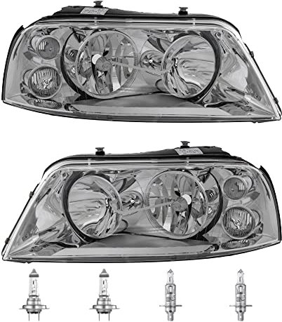 Scheinwerfer Set links & rechts H1/H7 für Sharan 7M8 7M9 7M6 inkl. OSRAM Lampen mit Stellmotor LWR