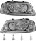 Scheinwerfer Set links & rechts H1/H7 für Sharan 7M8 7M9 7M6 inkl. OSRAM Lampen mit Stellmotor LWR