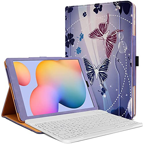 KARYLAX Azerty HF06 Schutzhülle mit integrierter Bluetooth-Tastatur für Samsung Galaxy Tab A 10.1 SM-T510