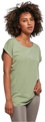 Build Your Brand Damen Ladies Extended Shoulder Tee
