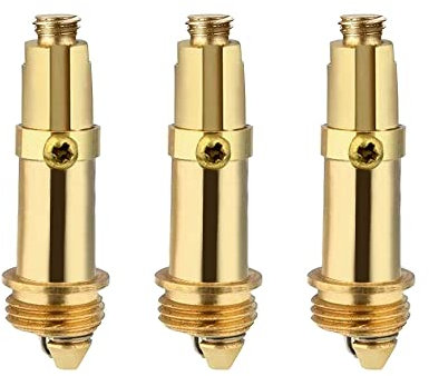 SRunDe 3 Stück Messing Click Clack Bolts Abflussstopfen Bolzen Pop Up Click Clack Ersatz Waschbecken Pop Up Schraube Abfluss Ersatzteil Schrauben für die meisten Waschbecken