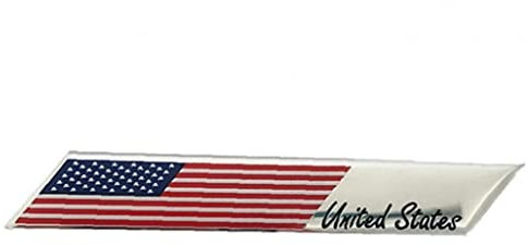 TOSSPER 3D Auto Amerikanische Flagge Seiten Aufkleber Fahrzeugabzeichen Emblem Aufkleber Aufkleber Usa Flagge Auto Aufkleber
