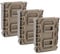 Tactical Magazine Pouch, Tactical Fast Mag WST TPR Flexible Magazine Pouch for Ar15 M4 5.56/7.62 Mag Pouch, 3pcs (Tan)
