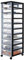Iris Ohyama, Schubladenbox, Schubladenschrank, Schwarz, 10 flachen Schubladen, A4, Schubladenbox Kunststoff, Aufbewahrung, Rollcontainer mit Schubladen, Büro, Schule, BPA-frei, DDDC-010