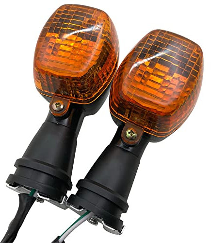 1 Paar vordere Motorrad-Blinker-Licht-Blinker-Birnen-Motorrad-gelbe Anzeige für Kawasaki ZXR250 ZXR400 ZXR750 Ninja 500R GPZ1100