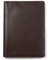 Wanderings Braunes Leder-Padfolio Mit Alligatormuster – 25x33cm – Professioneller Organizer Und Lebenslaufmappe, Dokumentenmappe Mit Krokodilleder-Aufdruck Und Schreibblock. Für Männer Und Frauen