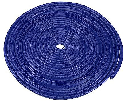 X AUTOHAUX Car Door Edge Guard, 32.8ft U Shape Rubber Trim Universal Blue