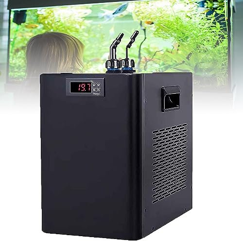 LINTAIZUO Aquarium Kühler 160L/300L Aquarienkühler mit Pumpe Wasserkühler Aquarium Chiller für Süß/Salzwasser Wasserkraut Quallen Korallen Garnelen,300L