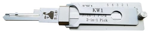 RLOKK Home Door Civil 2-in-1 Dietrich- und Decoder-Werkzeug, Lockpicking und Schlüsselleser, professionelles Schlosser-Werkzeug (KW1)