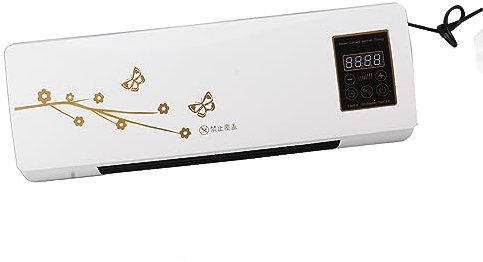 WOOXGEHM Calentador de Aire Acondicionado para Habitación, Mini Aire Acondicionado 2 en 1 Montado en La Pared con Control Remoto, Temporizador de 6 Horas para Calefacción y Refrigeración