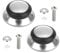 2 Pièces Boutons Universels en Acier Inoxydable pour Couvercle de Casserole, Résistants à la Chaleur, Remplacement Pratique pour Ustensiles de Cuisine