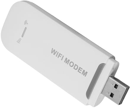 4G USB Tragbarer WiFi Hotspot, Plug and Play für Reisen | Mobiler WiFi Router, Unterstützt 10 Geräte, Standard SIM-Karte, USB-betrieben, Highspeed-Internet für Reisen
