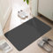 LYGLIGH Thin Door Mats for Inside Entry, Ultra Thin Indoor Entrance, Non-Slip Rubber Backed Entryway Rug, Absorbent Washable Floor Mats, 24'' x 16'', Dark Gray