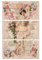 Peacoblue Pink Rub on Transfers for Crafts 3Pcs Vintage Fairy Border 15cmx30cm, UV DTF Waterproof Baroque Furniture Transfer for Chest of Drawer Dresser Glass Porcelain Wood Plastic