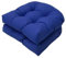 AZVFLY Outdoor Chair Cushions Set of 2 U Shaped Garden Chair Seat Cushion Overstuffed Seat Pad Mats for Indoor Outdoor Furniture