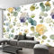 Wandgemälde Selbstklebend Tapete, Verträumte Hortensie Wandbild Wanddruck Aufkleber Wandbilder, Wandtapete Moderne Wand Schlafzimmer Wohnzimmer Abnehmbare Wandgemälde Für Benutzerdefinierte