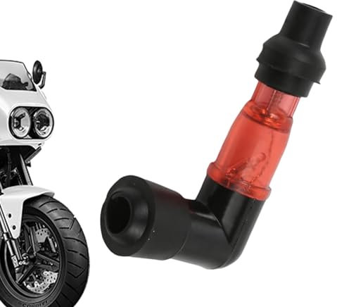 Cappuccio per candela lampeggiante ad angolo retto, cappuccio per candela per moto | Resistenza candela flash per motocross,Copri candela Motocross Flash per la maggior parte delle motociclette, motoc