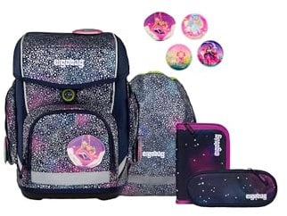 ergobag cubo Set ergonomischer Schulranzen Klassisch 5-teilig 1. Klasse Grundschule