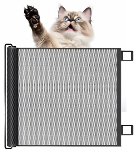 Griglia di protezione per scale, per bambini, gatti e cani, adatta per interni ed esterni, 130 x 78 cm