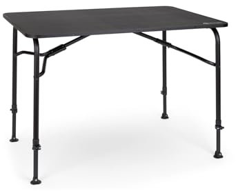 BERGER Campingtisch klappbar Tornio | Extrem Leichter & Kompakter Gartentisch Wetterfest | Eleganter Klapptisch in Carbonoptik | Camping Tisch Ideal für Caping, Terasse, Garten & Reisen | 100x68 cm