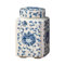 Bocal à thé en céramique avec couvercle - Style chinois vintage - 200 ml - Pour cuisine, café, épices, sucre