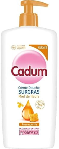 Découvrez la douceur du gel douche au miel CADUM 750 ml pour une peau nourrie et parfumée au quotidien- Lot De 3