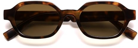 SOJOS Retro Hexagon Polarisiert Sonnenbrille SJ2389 | UV400-schutz, leichter rahmen, langlebig, für damen/herren