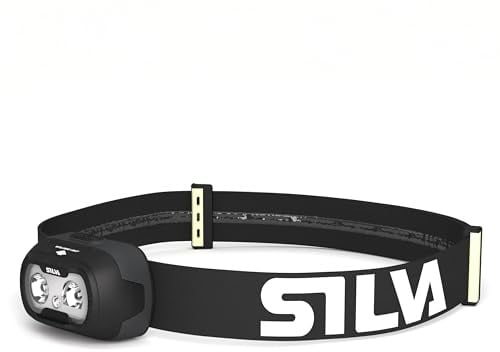 Silva Stirnlampe LED Wiederaufladbar USB C - Seek 450-70 Gramm - 450 Lumen Kopflampe Stirnlampe Rotlicht - 3 Helligkeitsstufen - Weiß & Rot LED Kopflampe - Batterieanzeige - für Outdoor & Laufen