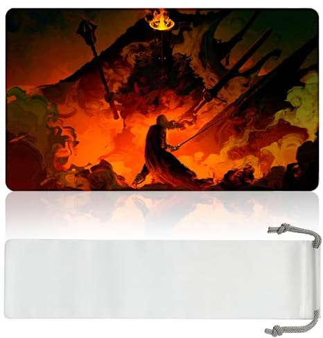Wyrmspire I Am No Man (Genähte Kanten) - MTG Spielmatte - Kompatibel mit Magic The Gathering Spielmatte – TCG-Spielmatten & Premium-MTG-Zubehör