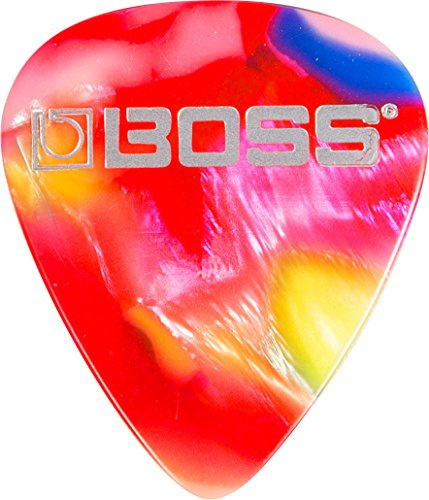 BOSS BPK-12-MH Heavy-Gitarrenplektren aus Zelluloid – Mosaic, 12er-Packung