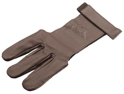 elToro Traditioneller Schießhandschuh Tradition (Braun) Bogenschießen (XXS)