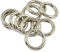 10 Karabiner Karabinerhaken Schnappfeder Schnapphaken Karabiner Ring Taschenringe für Griffe von Handtaschen Ledertaschen