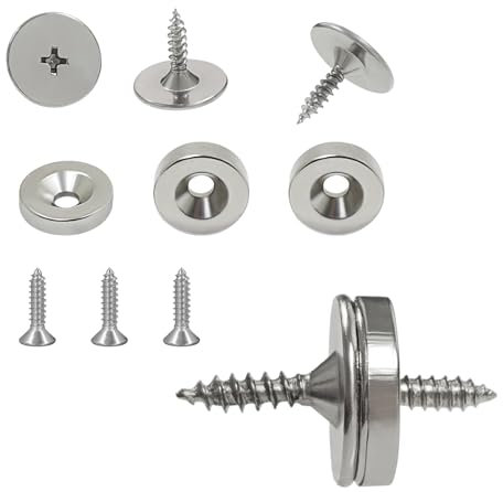 Set of 4 Magnetic Cabinet & Door Latch Catch Closures Cabinet Hardware Fittings